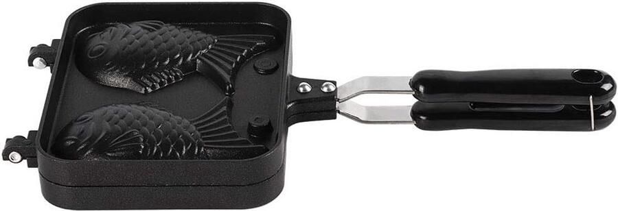 Elektrische Taiyaki Wafelmaker Non-Stick Bakvorm met Visvorm Ontwerp