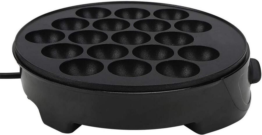Elektrische takoyaki pan voor thuis gebruik 18 bakvormpjes 750W antiaanbaklaag