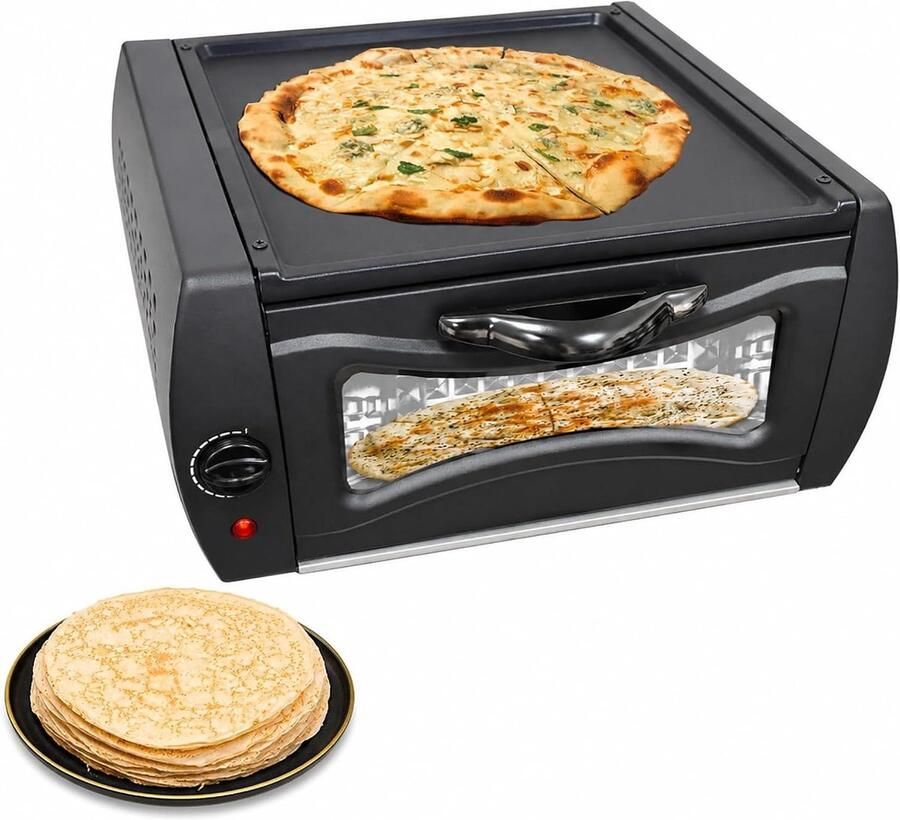 Elektrische Tandoor Oven Broodmaker Grill Bakken van Brood Snel Verwarmingssysteem 15L Capaciteit Zwart