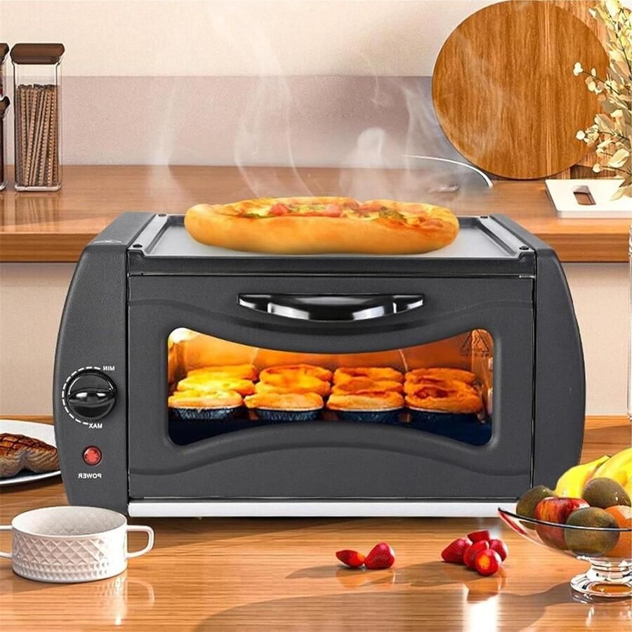 Elektrische Tandoor Pizzaoven Aanrecht Tandoor Oven Brood Bakken Authentieke Tandoor Smaak 15 Liter Zwart