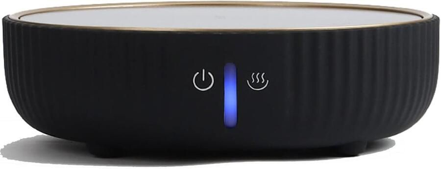 Elektrische Thee Stoof Thee Verwarmer Waterkoker Thee Zetten Infrarood Verwarming Diameter 20.5 cm Zwart
