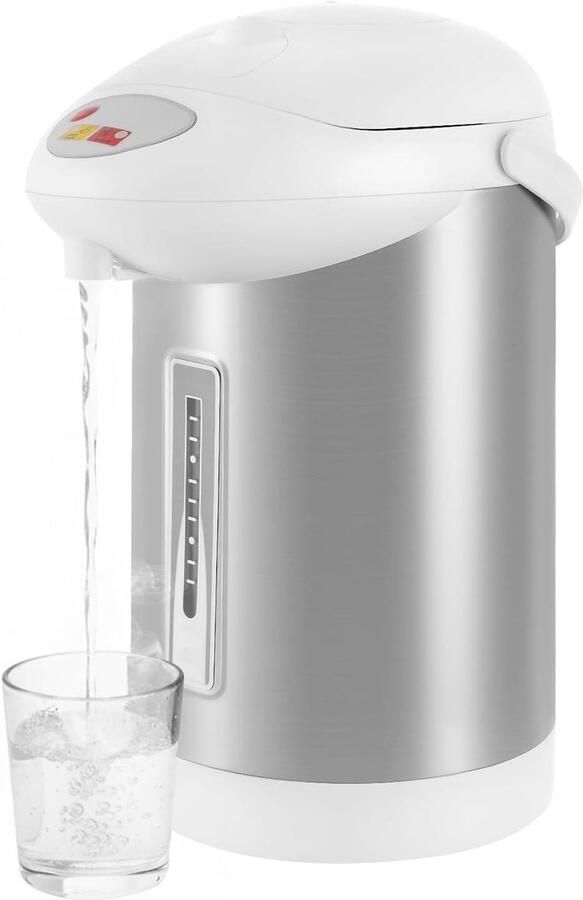 Elektrische Thermopot Warmwaterdispenser Waterkoker Snel Warm Water Roestvrij Staal 3.8 Liter Goud