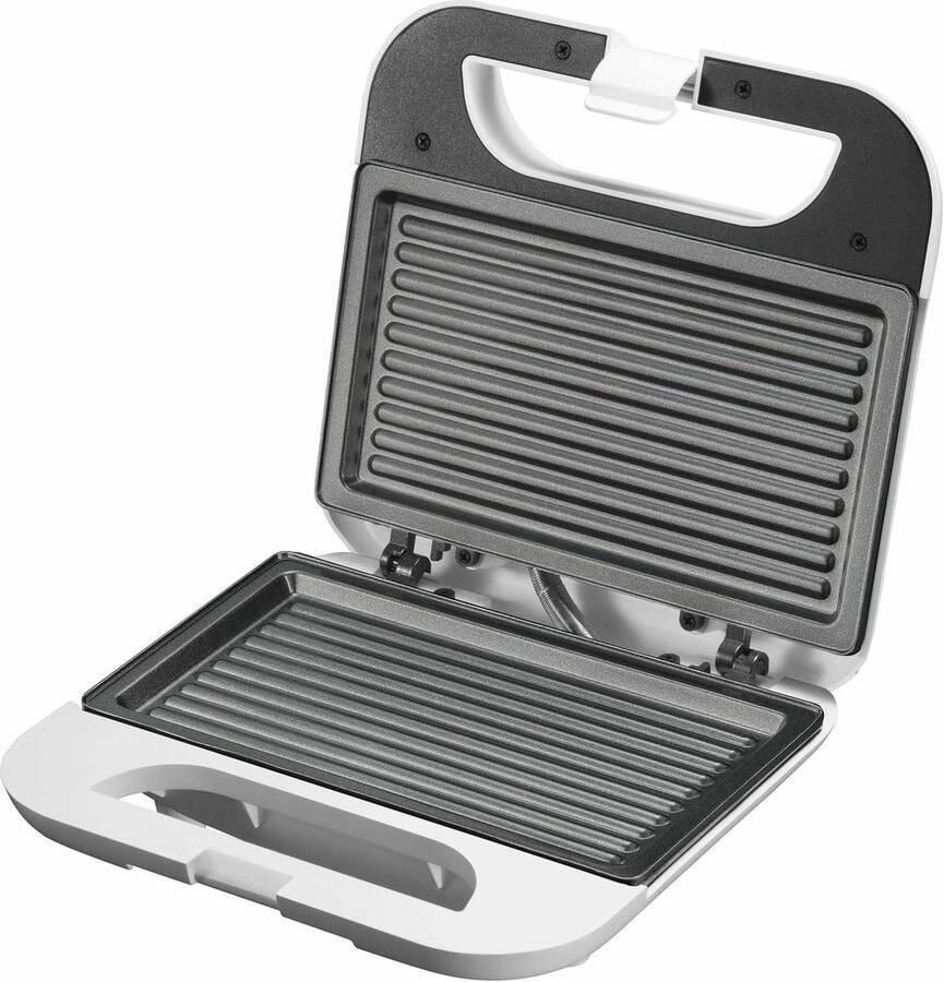 Elektrische Tosti Apparaat Tosti Maker Snelle Snacks Maken Antiaanbaklaag 23 x 22 x 8 cm Zwart