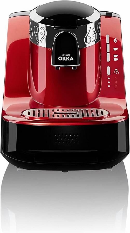 Elektrische Turkse Koffiezetapparaat Rood Voor Authentieke Koffie