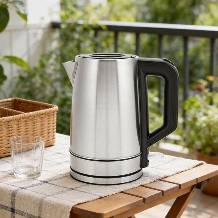 Elektrische Turkse Theemaker 2000W 0 8L 2 0L Roestvrijstalen Theeketel Theepot met Droogkookpreventie Waterkoker Dubbele Potten Theemachine voor Thuis (EU-stekker)
