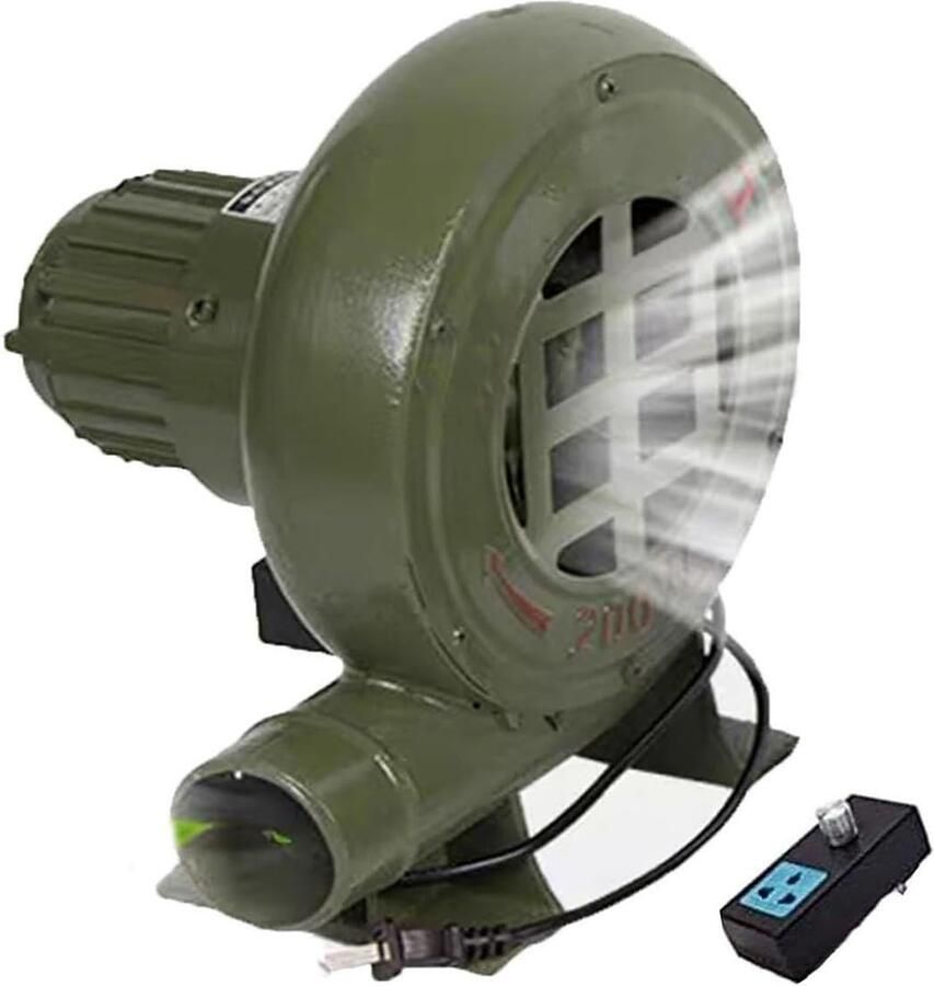 Elektrische Ventilator Centrifugaal Ventilator Buiten Koken Variabele Snelheid 80 W Groen