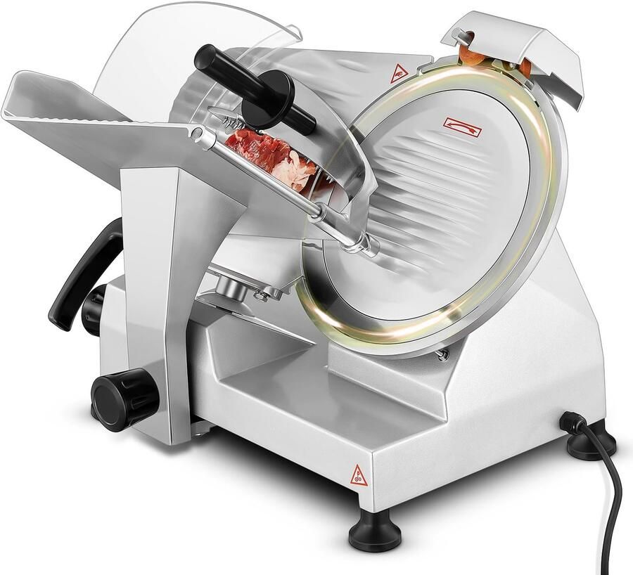 Elektrische Vlees Snijmachine met Carbon Stalen Mes