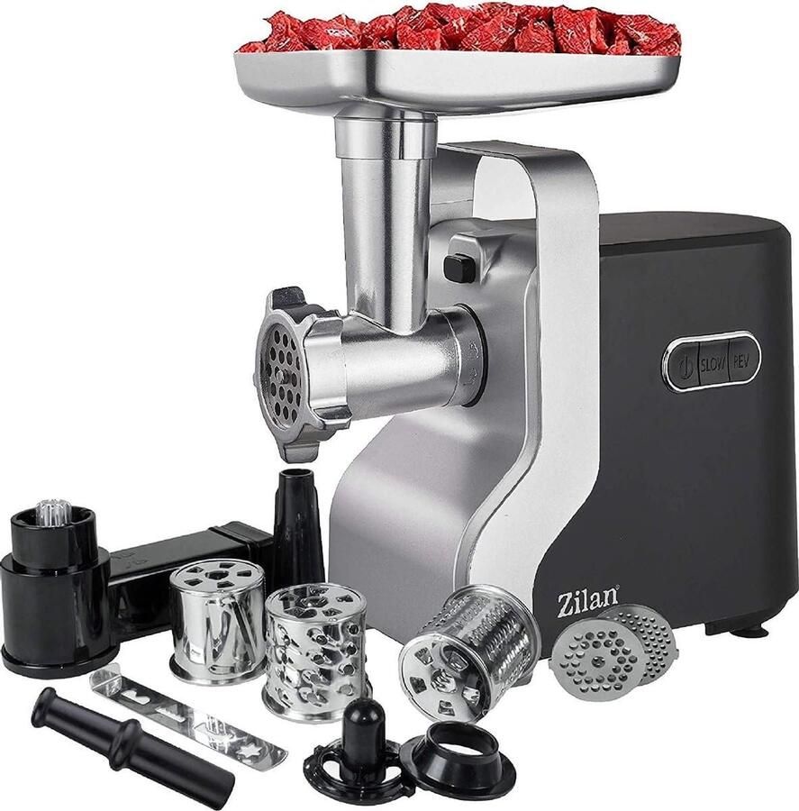 Elektrische Vleesmolen Keukenmachine Hakmolen Worst Maken Gebak 9-in-1 Accessoires 2100 Watt Multi