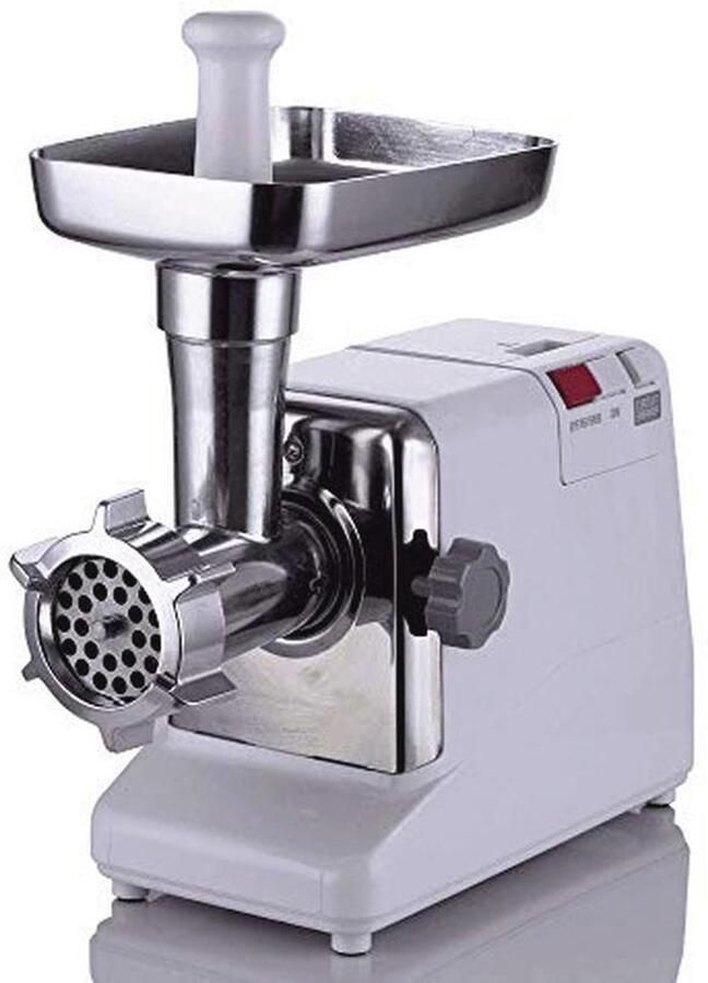 Elektrische Vleesmolen met Worst Stuffer en Kubbe
