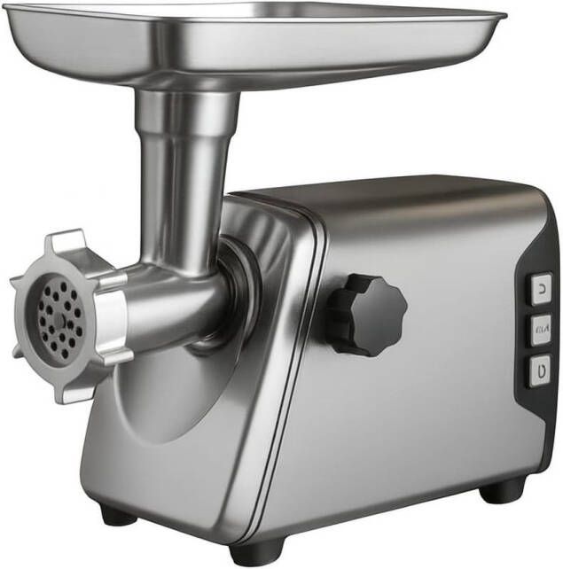 Elektrische Vleesmolen – Professionele Elektrische gehaktmolen vlees 2000W – Metalen Motor – RVS – 2 Snelheden – Voor Alle Soorten Vlees