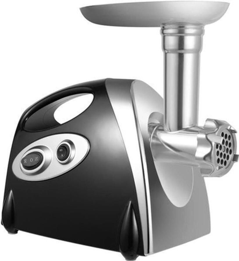 Elektrische Vleesmolen – Vleesmaler – Gehaktmolen – Worstmaker – Mincer – 800W Vermogen – 3 Snijplaten & 4 5 cm Lemmetdiameter - Foto 2