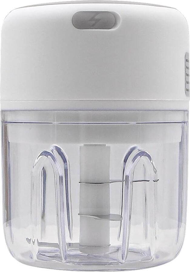 Elektrische voedselhakker 250ML Mini draadloze draagbare vleesmolen USB-oplaadbare knoflookhakker keukenmachine voor groenten noten fruit vlees enz