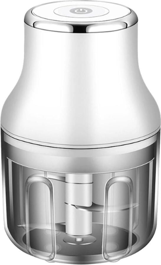 Elektrische Voedselhakker Keukenmachine Mini Snel Ingrediënten Snijden Oplaadbaar Draadloos 250 ml Capaciteit Zwart