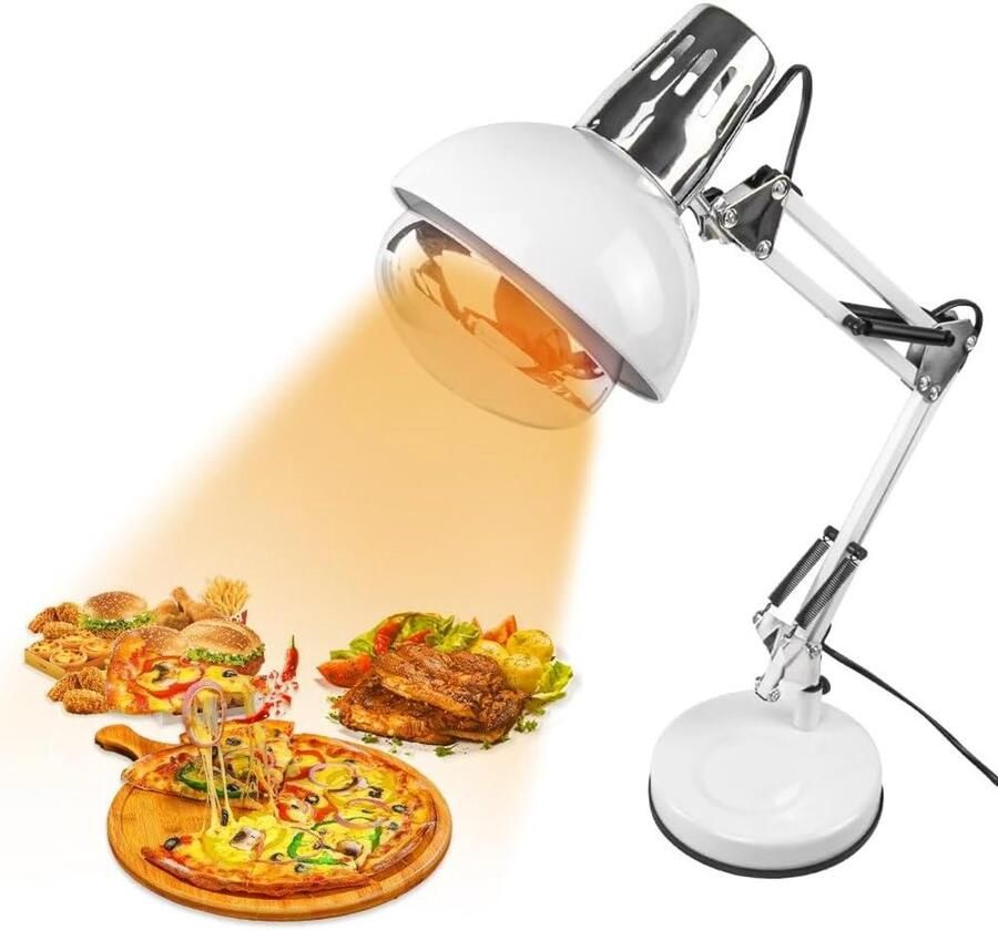 Elektrische Voedselverwarmer Warmhoudlamp Buffet Gerechten Warm Houden Professioneel Commercieel Ontwerp 45 x 25 x 50 cm