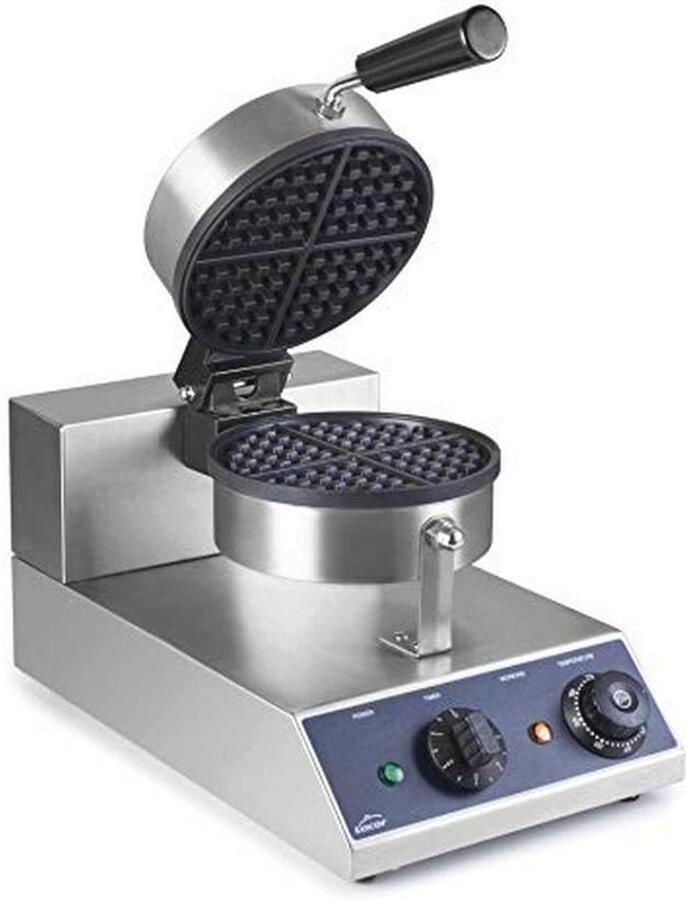 Elektrische Wafelijzer met Antiaanbaklaag Professionele Kwaliteit 1000 W