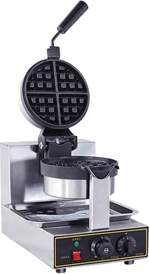 Elektrische Wafelijzer Wafelmaker Bakplaat Lekkere Wafels Maken 360 Graden Rotatie 25 x 38 x 32 cm