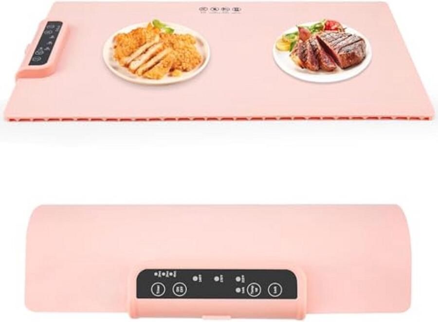 Elektrische Warmhoudbak Oprolbaar en Draagbaar met 3 Temperatuurinstellingen