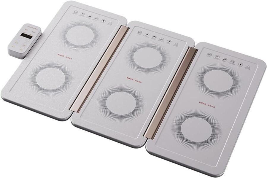 Elektrische warmhoudlade Warmhoudplaat Eten warm houden Instelbare temperatuur 43x63.5cm Zwart