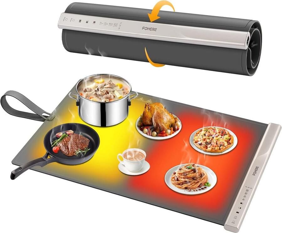 Elektrische Warmhoudmat voor Buffet en Thuisgebruik met Timer