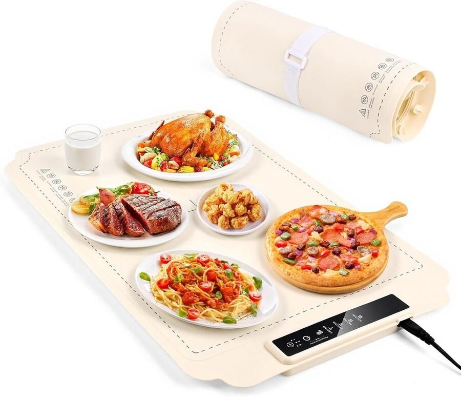 Elektrische Warmhoudplaat 200 Watt voor Buffetten en D diners