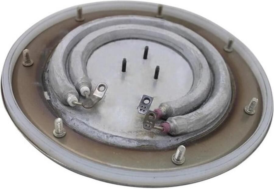 Elektrische warmhoudplaat Verwarmende tray Eten warm houden Roestvrij staal 20 cm diameter Zilverkleurig
