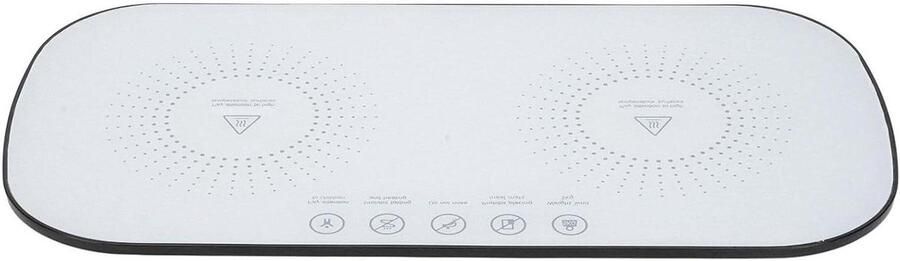 Elektrische Warmhoudplaat Voedselverwarmer Buffet Buffetten Warm Houden Instelbare Temperatuur Compact Formaat Zwart