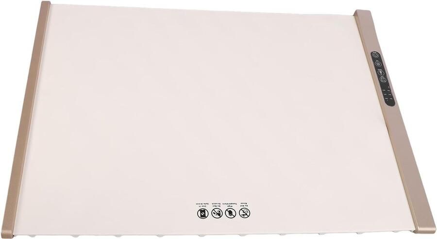 Elektrische Warmhoudplaat Voedselverwarmingsmat Voedsel Warm Houden Opvouwbaar en Draagbaar 59.5 x 43.5 cm