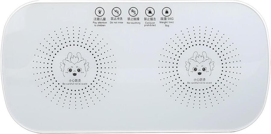 Elektrische Warmhoudplaat voor Eten en Dranken met Constante Temperatuur