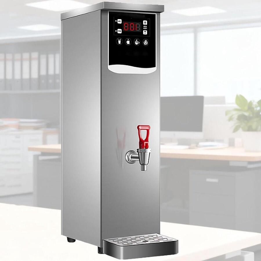 Elektrische Warmwaterdispenser Waterkoker Urn Dranken Bereiden Drielaags Isolatieontwerp Niet gespecificeerd Zilver