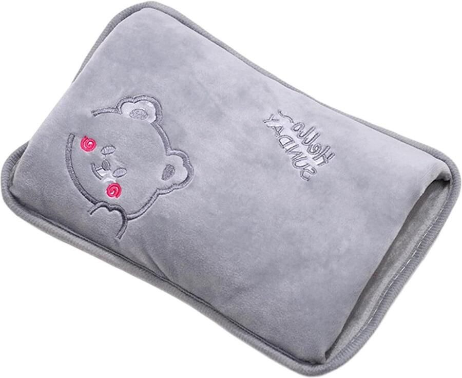 Elektrische Warmwaterkruik Oplaadbare Handwarmer Bed Opwarmen Intelligente Temperatuurregeling 27 cm hoes Zacht