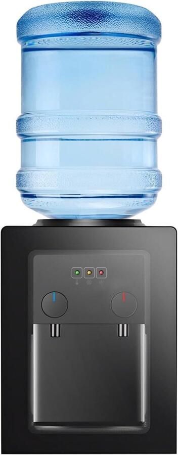Mini Waterdispenser Warme Koude Dranken Direct Drinken Snelle Verwarming 27 x 235 cm Zwart