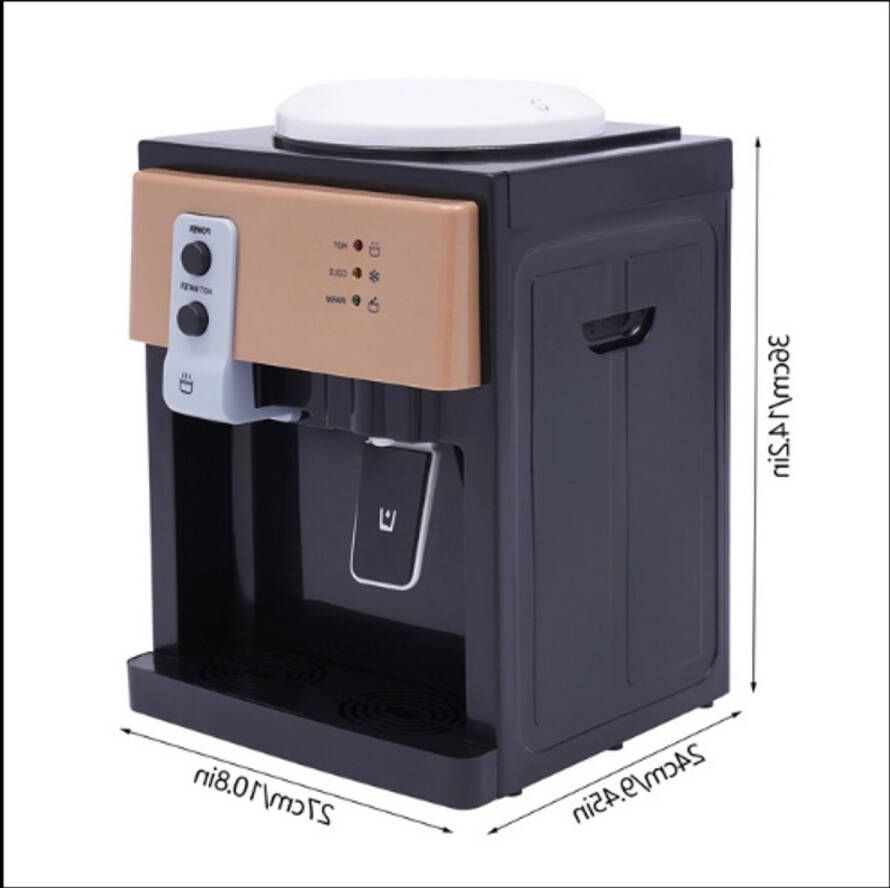 Elektrische Waterdispenser – 3 Temperatuurstanden – Voor 1 2-18 9L Waterflessen – Roestvrijstalen Binnenvoering – Snel Verwarmen & Koelen – Top Load – EU 220V – Compact Formaat