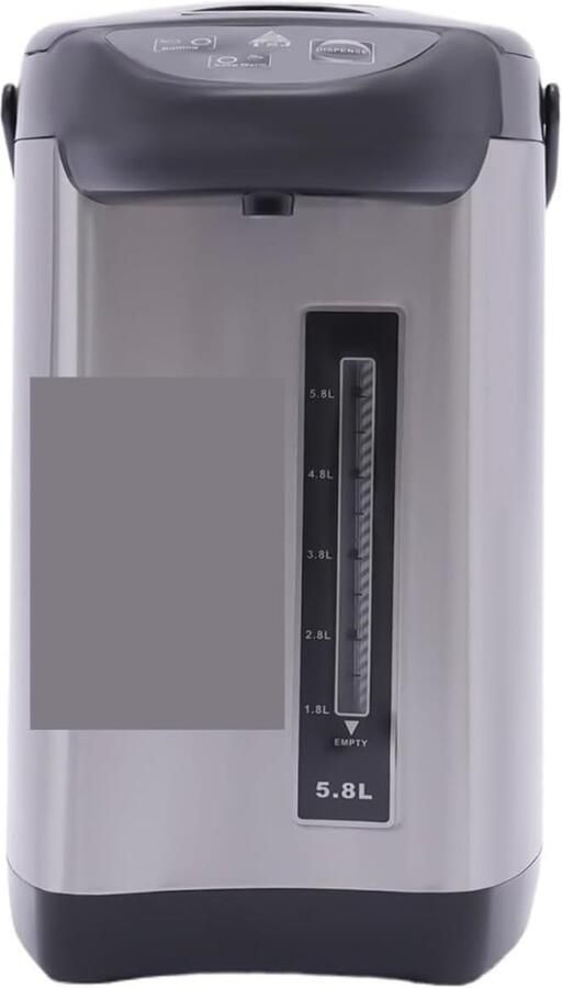 Elektrische Waterdispenser Thermos Ketel Snel Water Koken Automatische Isolatie 4L Capaciteit Zwart