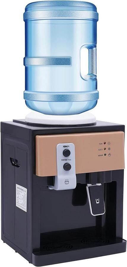 Elektrische Waterdispenser Warm en Koud Apparaat Drinken Klaarmaken Dubbele Functie Koelen Verwarmen 925 cm Hoog Wit