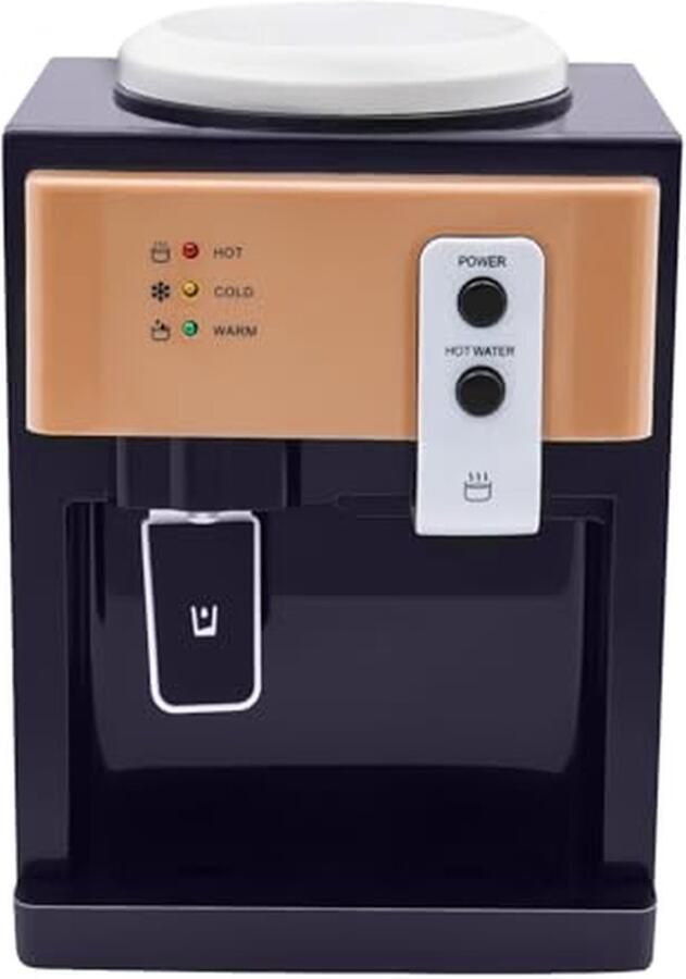 Elektrische Waterdispenser Warm Koud Water Direct Drinken Roestvrijstalen Binnenvoering 24 x 27 x 36 cm Wit