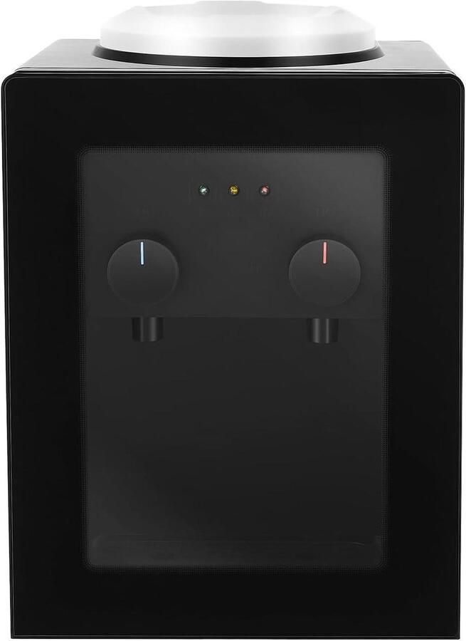 Elektrische Waterdispenser Warm Koud Water Direct Drinken Snel Opwarmen 37 cm Hoog Zwart