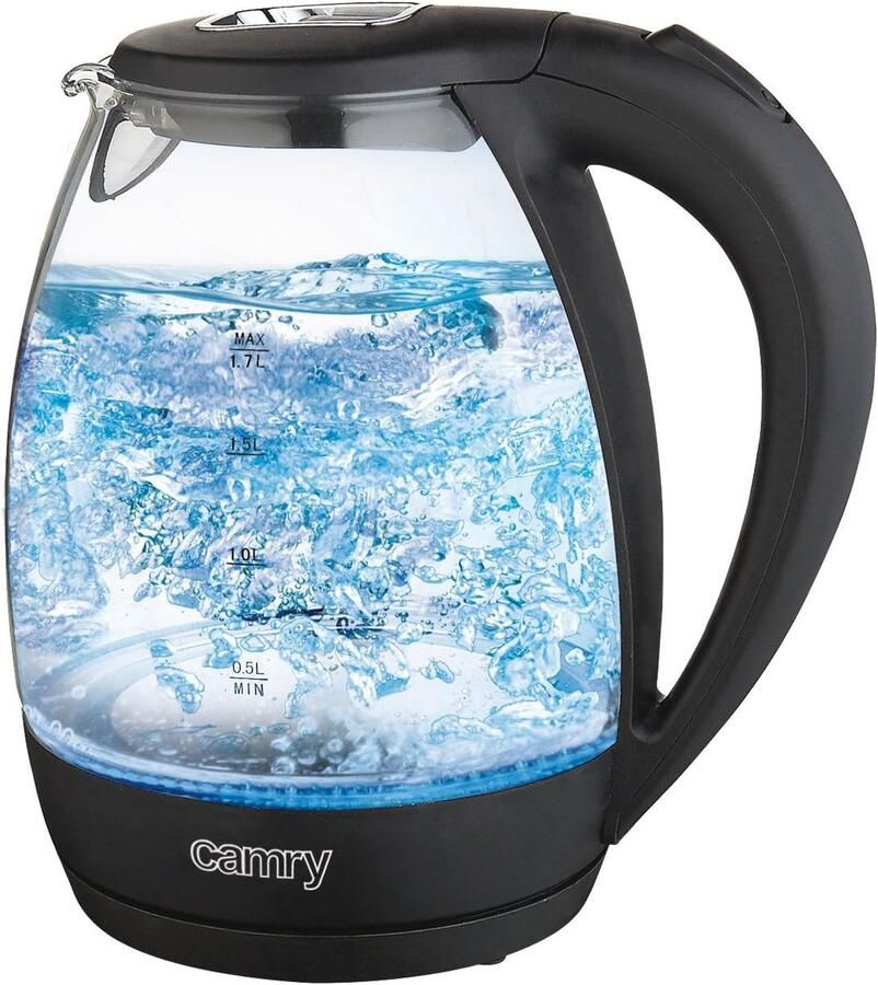 Elektrische Waterketel Glazen Ketel Snel Water Koken Automatische Uitschakeling 17 Liter Multi Kleuren