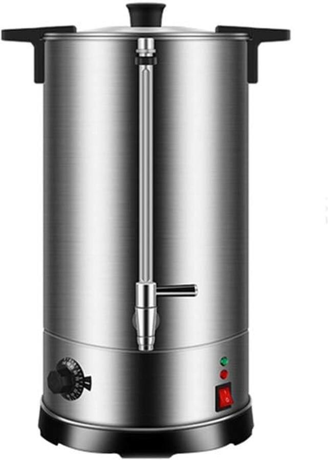 Elektrische Waterketel RVS Boiler Snel Water Verwarmen Intelligente Temperatuurregeling 2500W Zilverkleurig
