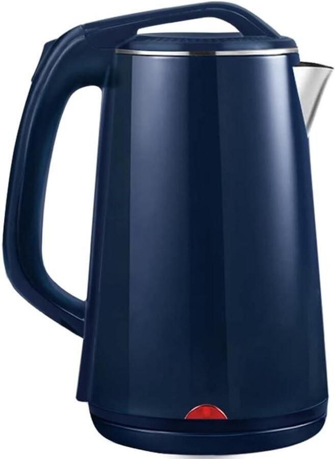 Elektrische Waterketel Snelkoker Snel Water Koken Dubbele Laag Anti-Scald 3 Liter Wit