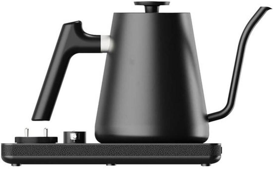 Elektrische Waterketel Zwanenhalsketel Koffie Thee Temperatuur Controle 1500 Watt Zwart