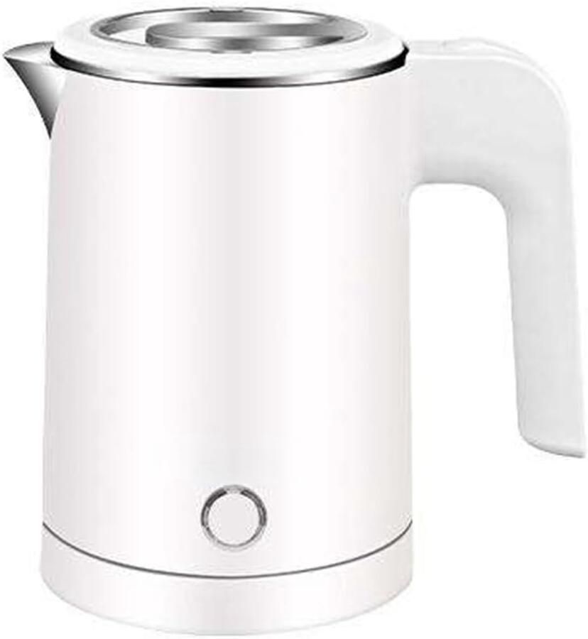 Elektrische waterkoker 0 5 liter 600 W automatische uitschakeling zonder BPA snel koken (wit)