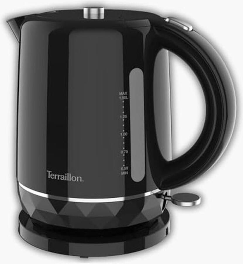 Elektrische Waterkoker 1 5L 2200W 360° Draaibaar Automatische Uitschakeling Verlichte Knop Waterniveau-indicator