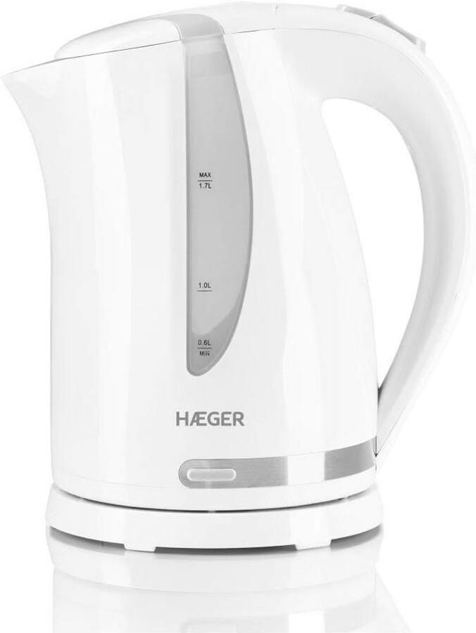 Elektrische Waterkoker 1 7 Liter met 2200W Vermogen en Draaibare Basis