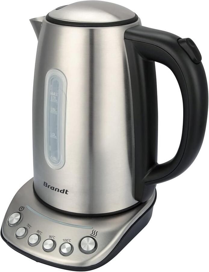 Elektrische Waterkoker 1 7L met 5 Temperatuurstanden & RVS Behuizing