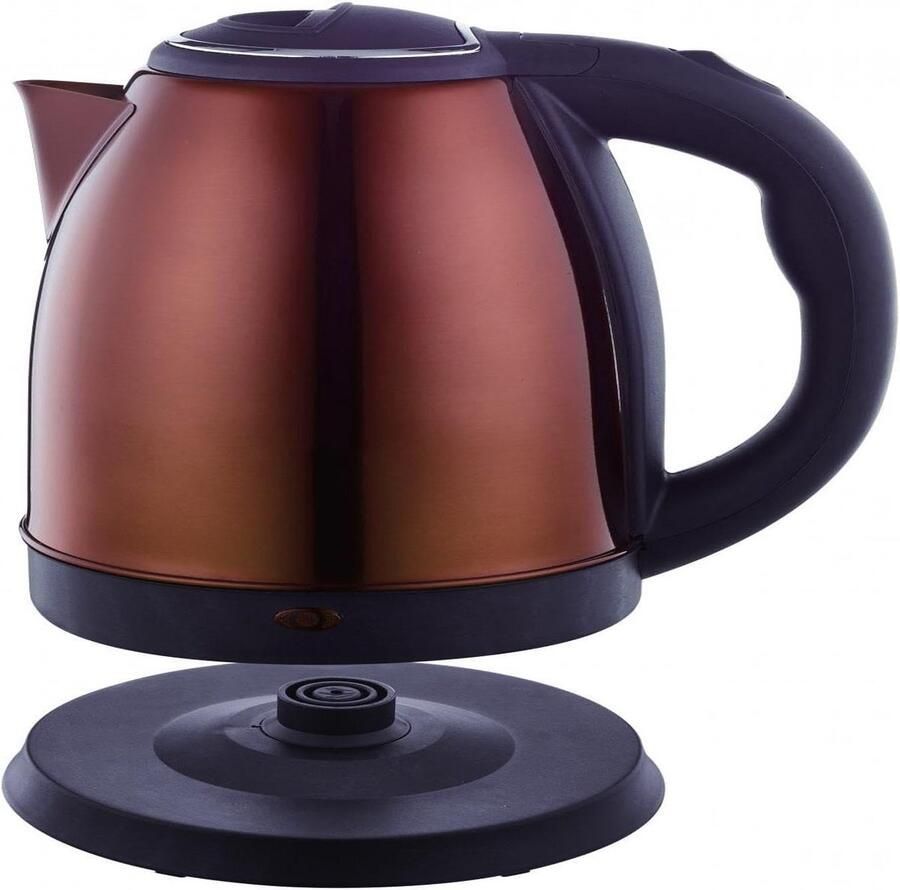 Elektrische Waterkoker 1 8L RVS Draadloos met Filter en Automatische Uitschakeling - Foto 1