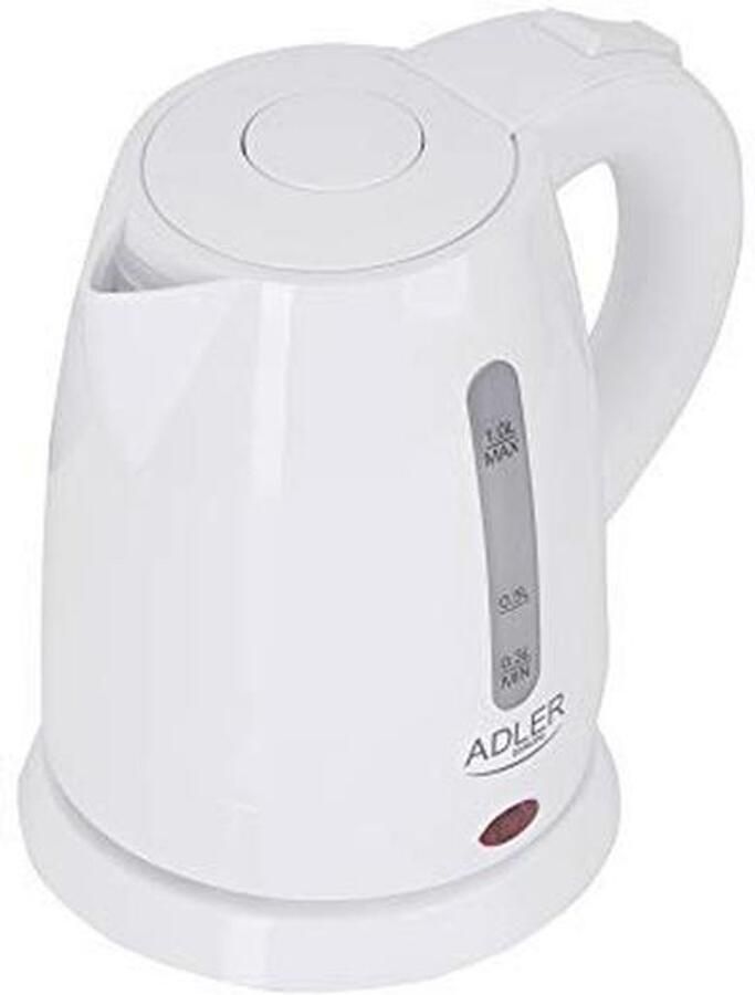 Elektrische Waterkoker 1 Liter BPA-vrij Draadloos Automatische Uitschakeling 1600W Wit