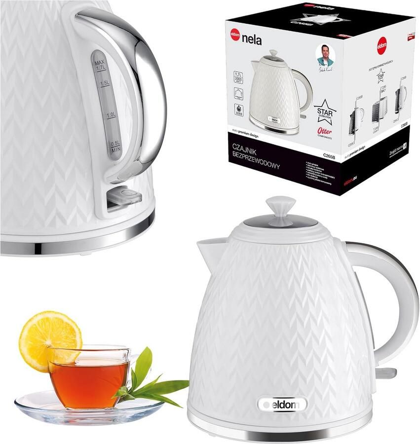 Elektrische Waterkoker 1.5L met Anti-Kalkfilter 2000W