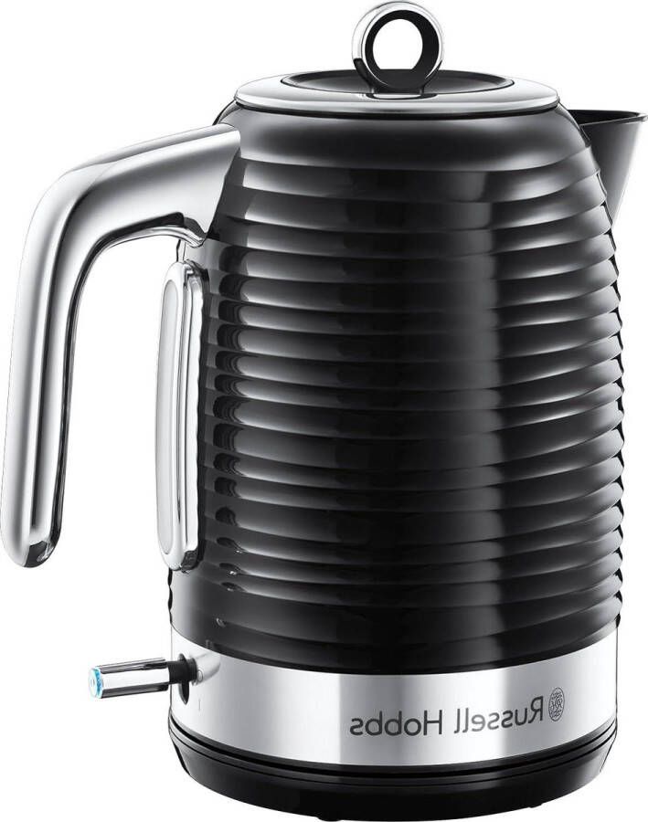 Elektrische waterkoker 17 liter 2400 W afneembaar filter snelkookzone 360 ° bodem waterniveau-indicator gestructureerde kunststof zwart 24361-70 Inspire Elektrische Waterkoker