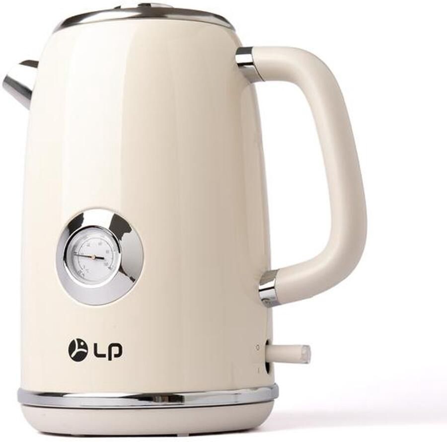 Elektrische waterkoker 1703SEW 360° draaibare voet Automatische dekselopening Verwijderbaar en wasbaar filter Roestvrijstalen behuizing en verborgen verwarmingselement Automatische uitschakeling bij oververhitting of droogkoken Wit