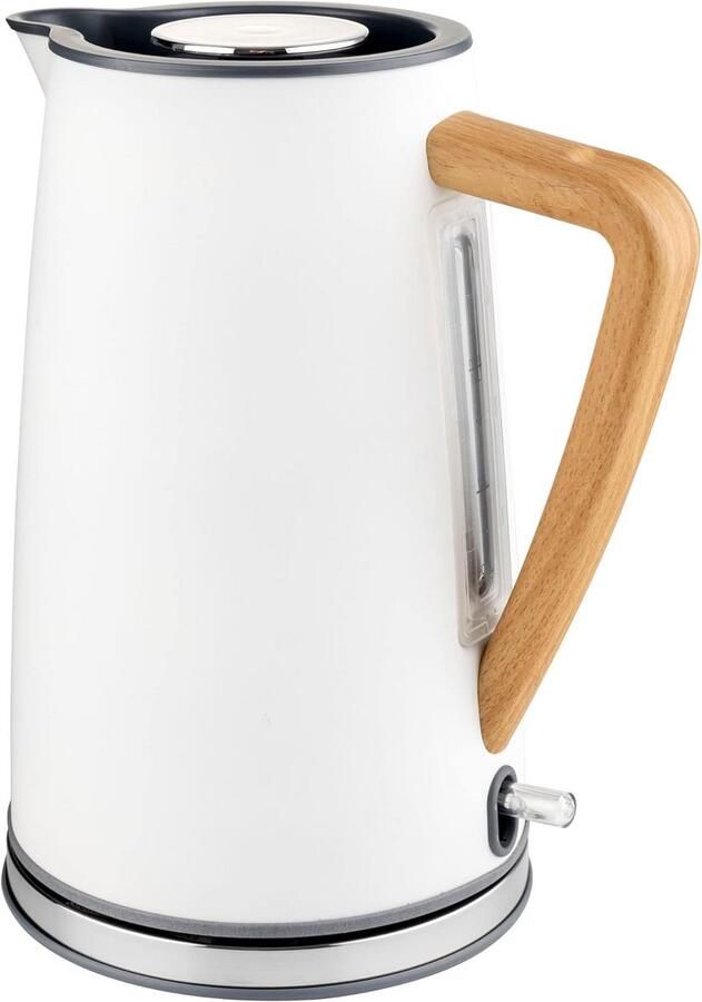 Elektrische Waterkoker 1.7L RVS Draadloos Ultra-Snel Koken Scandinavisch Design 2150W